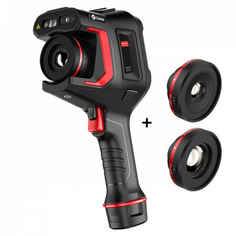 Тепловизор Guide H3 с поверкой в комплекте с широкоугольным объективом 44° x 34° и телеобъективом 15° x 11°