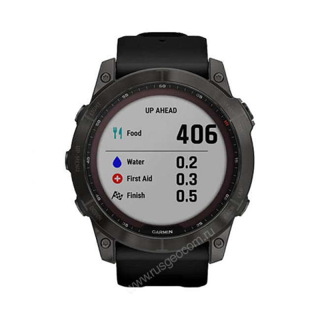 Часы Garmin Fenix 7X Sapphire Solar титановый угольно-серый DLC с силиконовым ремешком Часы Garmin Fenix 7X Sapphire Solar титановый угольно-серый DLC с силиконовым ремешком