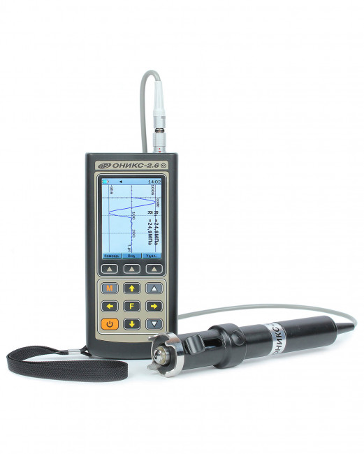Измеритель прочности бетона ОНИКС-2.6ВБ версия 1 со встроенным пирометром Измеритель прочности бетона ОНИКС-2.6ВБ версия 1 со встроенным пирометром