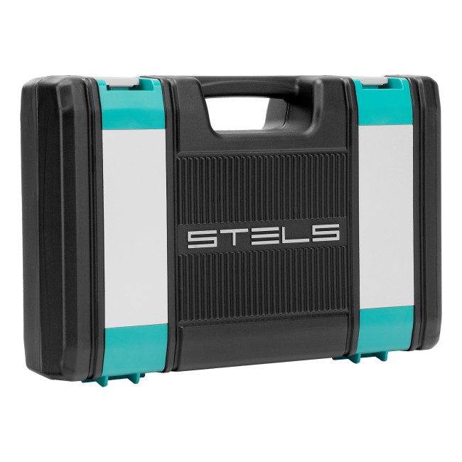 Набор инструментов 1/2", 1/4", CrV 109 предмета Stels Набор инструментов 1/2", 1/4", CrV 109 предмета Stels