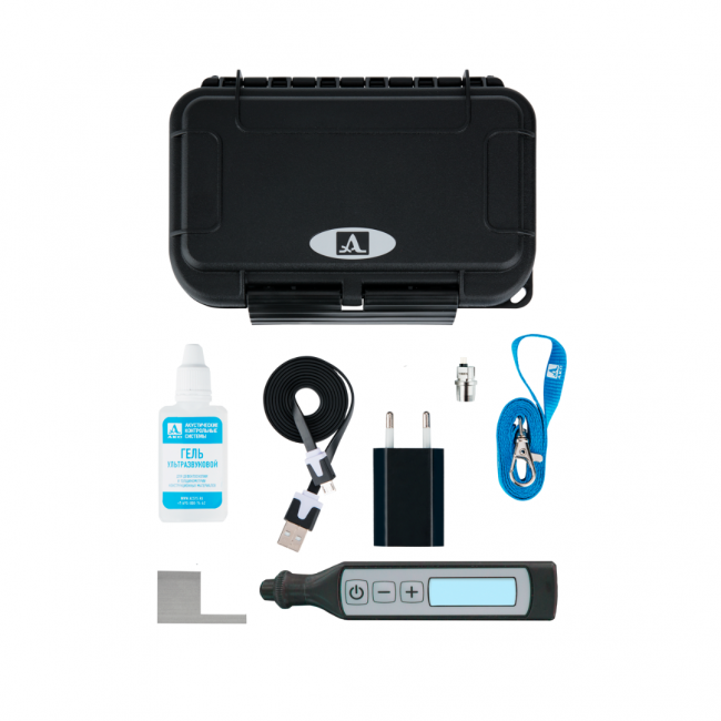 Ультразвуковой толщиномер А1207U с раздельно-совмещенным ПЭП Ультразвуковой толщиномер А1207U с раздельно-совмещенным ПЭП