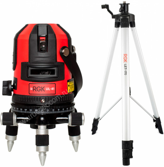 Лазерный уровень RGK UL-21W + штатив RGK LET-170 Лазерный уровень RGK UL-21W + штатив RGK LET-170