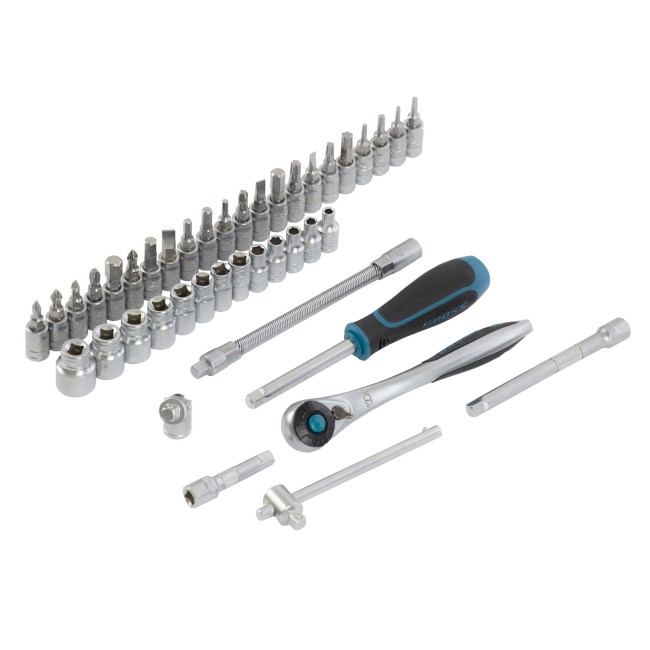 Набор инструментов 1/4", CrV 42 предмета Gross Набор инструментов 1/4", CrV 42 предмета Gross