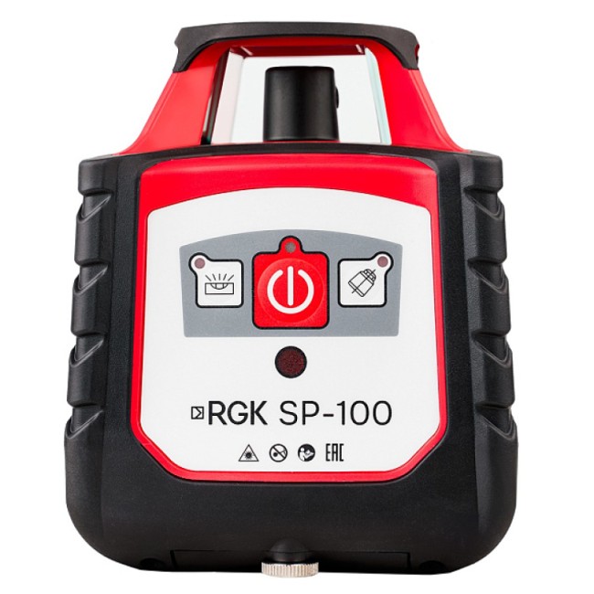 Комплект ротационного нивелира с раздвижным штативом RGK SP-100 COMBO с калибровкой Комплект ротационного нивелира с раздвижным штативом RGK SP-100 COMBO с калибровкой