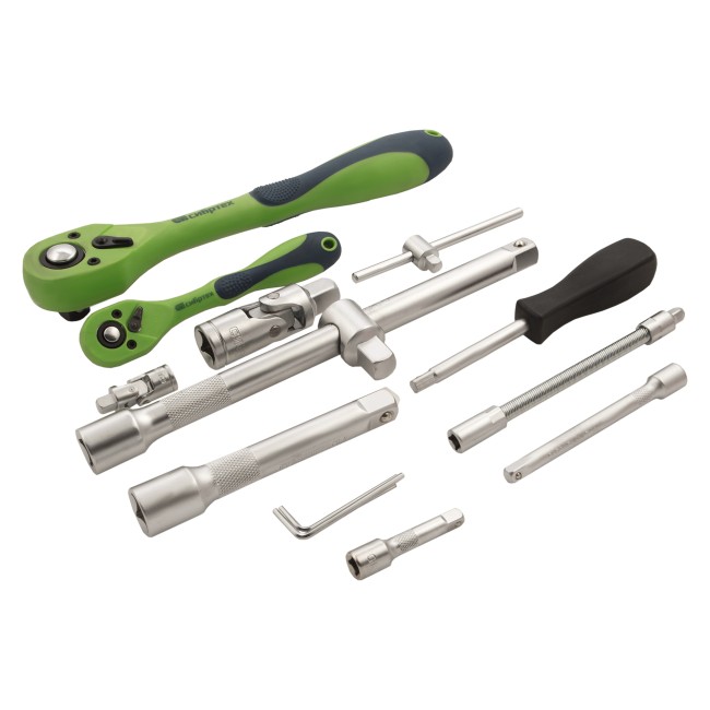 Набор инструментов 1/2", 1/4" CrV 94 предмета Сибртех Набор инструментов 1/2", 1/4" CrV 94 предмета Сибртех