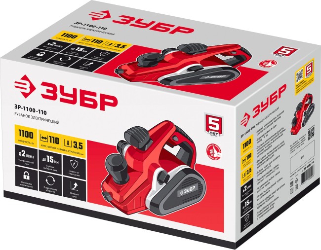 Электрический рубанок ЗР-1100-110 ЗУБР Электрический рубанок ЗР-1100-110 ЗУБР