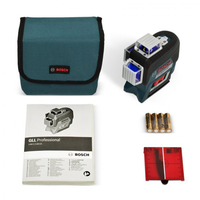 Лазерный уровень Bosch GLL 3-80 C + вкладка под L-BOXX (0.601.063.R00) Лазерный уровень Bosch GLL 3-80 C + вкладка под L-BOXX (0.601.063.R00)