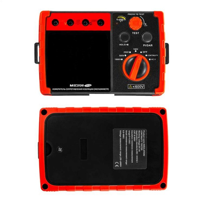 Измеритель сопротивления изоляции (мегаомметр) МЕГЕОН 13170 Измеритель сопротивления изоляции (мегаомметр) МЕГЕОН 13170
