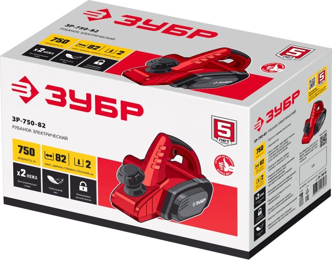 Рубанок электрический ЗР-750-82 ЗУБР Рубанок электрический ЗР-750-82 ЗУБР