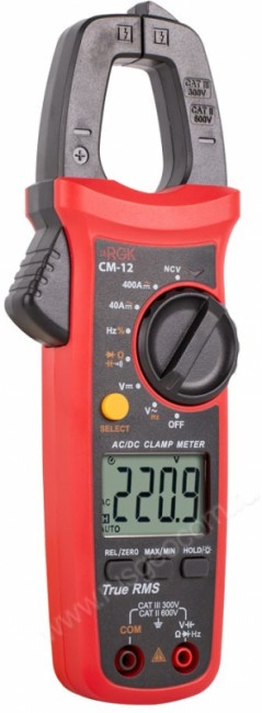 Токовые клещи RGK CM-12 с поверкой Токовые клещи RGK CM-12 с поверкой