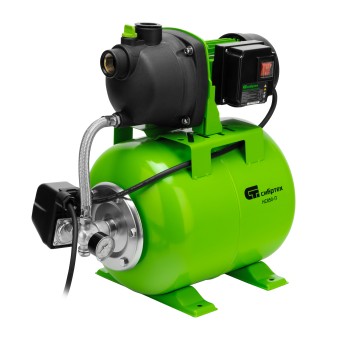 Насосная станция НС850-П, 850 Вт, напор 42 м, 3500 л/ч, ресивер 19 л Сибртех Насосная станция НС850-П, 850 Вт, напор 42 м, 3500 л/ч, ресивер 19 л Сибртех