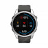 Часы Garmin Fenix 7S серебристый с графитовым силиконовым ремешком Часы Garmin Fenix 7S серебристый с графитовым силиконовым ремешком