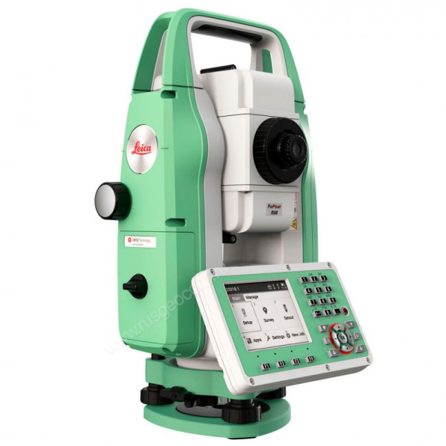 Комплект 4 в 1: тахеометр Leica TS03 R500 (5") со штативом, отражателем и вехой Комплект 4 в 1: тахеометр Leica TS03 R500 (5") со штативом, отражателем и вехой