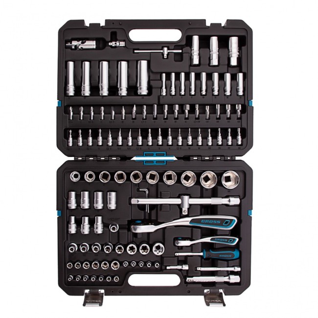 Набор инструментов 1/4", 1/2" CrV 109 предметов Gross