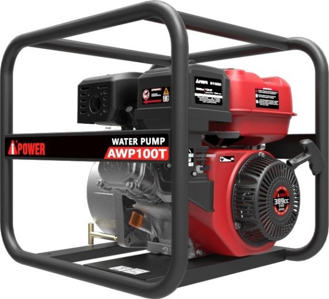 Бензиновая мотопомпа для грязной воды A-iPower AWP100T Бензиновая мотопомпа для грязной воды A-iPower AWP100T