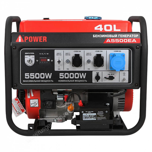 Бензиновый генератор A-iPower A5500EA