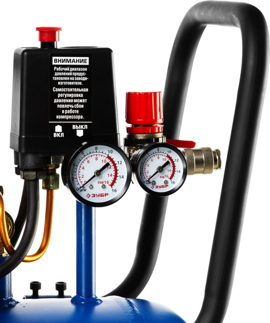 Компрессор ременной масляный компрессор ЗКПМ-360-50-Р-2.2 ЗУБР Профессионал