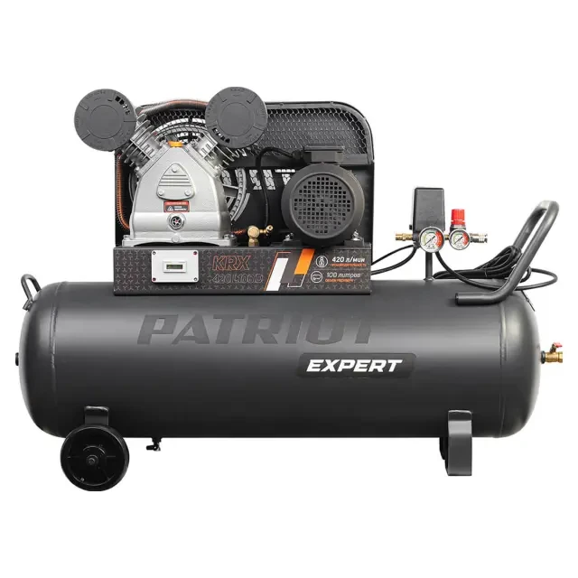Компрессор поршневой ременной Patriot KRX 420 L100 D