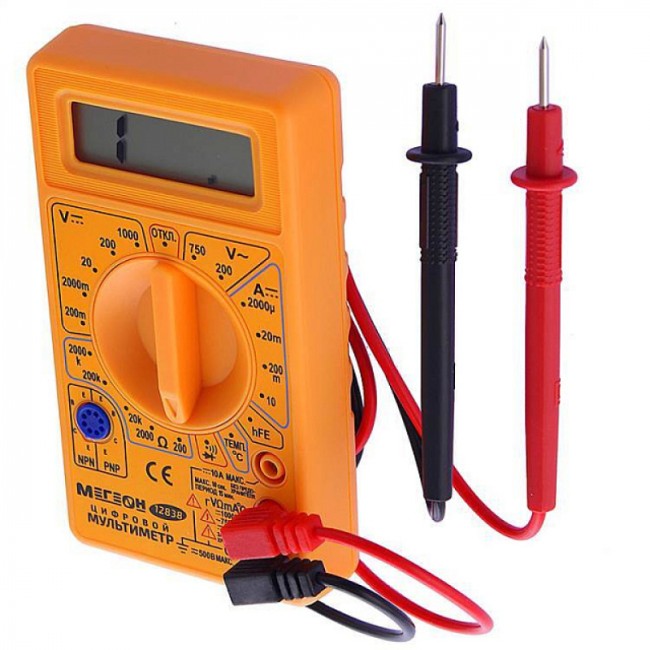 Мультиметр МЕГЕОН 12838 Мультиметр МЕГЕОН 12838