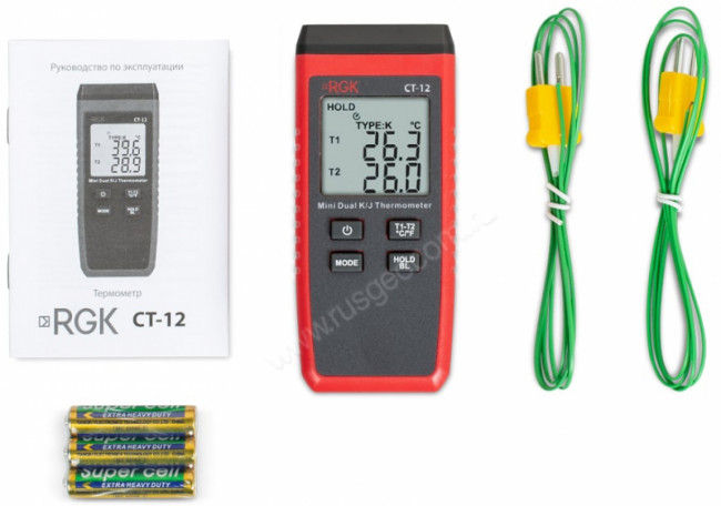 Термометр RGK CT-12 с поверкой Термометр RGK CT-12 с поверкой