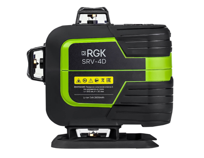Лазерный уровень RGK SRV-4D с сервоприводом Лазерный уровень RGK SRV-4D с сервоприводом