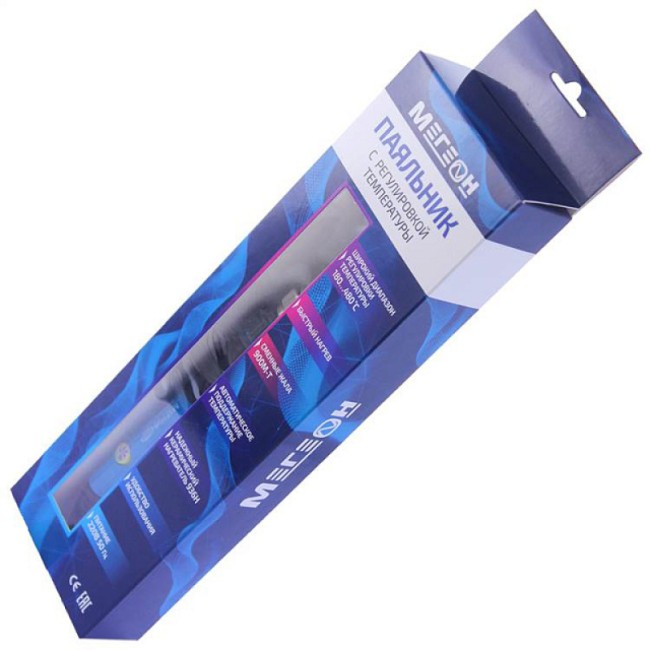 Паяльник с механическим регулятором температуры МЕГЕОН 00160 Паяльник с механическим регулятором температуры МЕГЕОН 00160