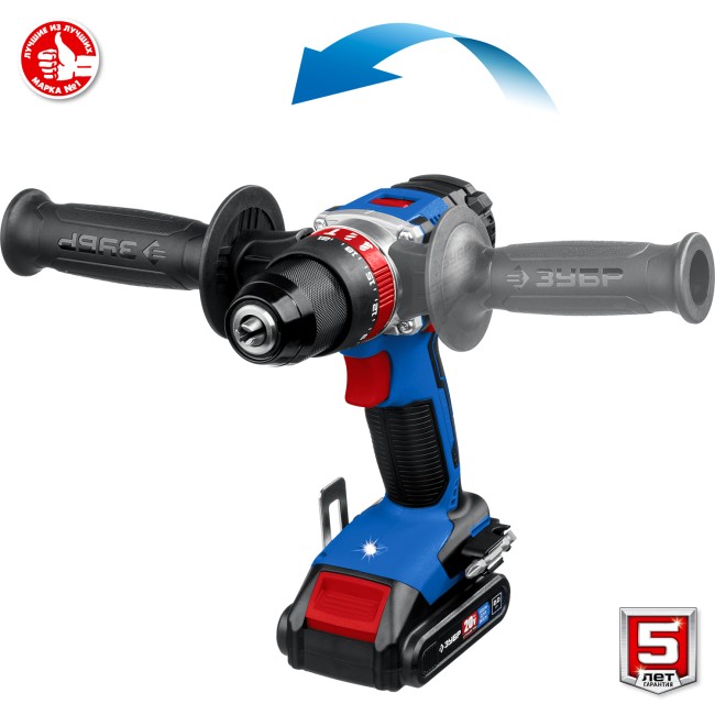 Ударная дрель-шуруповерт DBS-201-22 ЗУБР 2 АКБ Ударная дрель-шуруповерт DBS-201-22 ЗУБР 2 АКБ