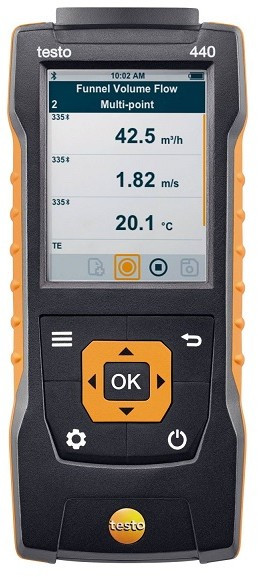 Комплект Testo 440dP для вентиляции №1 Комплект Testo 440dP для вентиляции №1