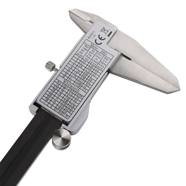 Электронный штангенциркуль AMO SLE-300 с калибровкой Электронный штангенциркуль AMO SLE-300 с калибровкой