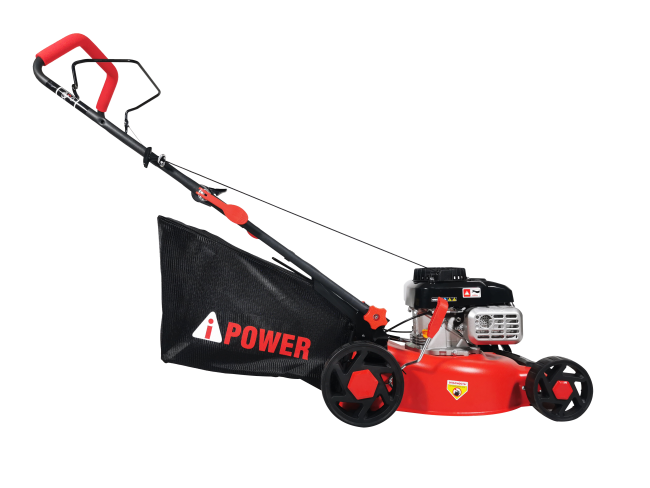 Газонокосилка бензиновая несамоходная ALM41P A-iPower