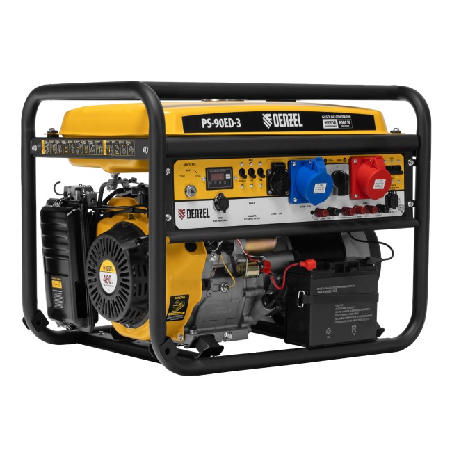 Генератор бензиновый PS 90 ED-3, 9.0 кВт Denzel Генератор бензиновый PS 90 ED-3, 9.0 кВт Denzel