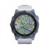 Часы Garmin Fenix 7X Sapphire Solar титановый синий минерал DLC с белым ремешком Часы Garmin Fenix 7X Sapphire Solar титановый синий минерал DLC с белым ремешком