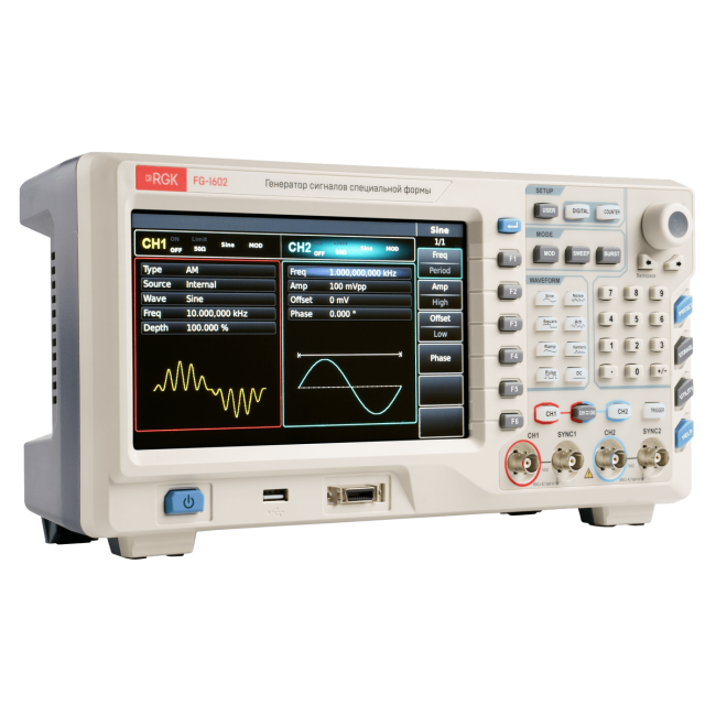Генератор сигналов специальной формы RGK FG-1602 Генератор сигналов специальной формы RGK FG-1602