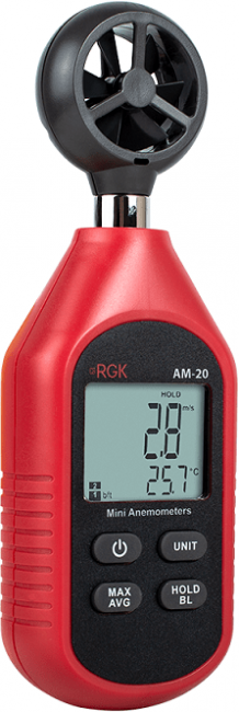 Термоанемометр RGK AM-20 с поверкой Термоанемометр RGK AM-20 с поверкой