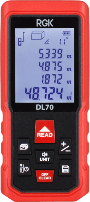 Лазерный дальномер RGK DL70 Лазерный дальномер RGK DL70