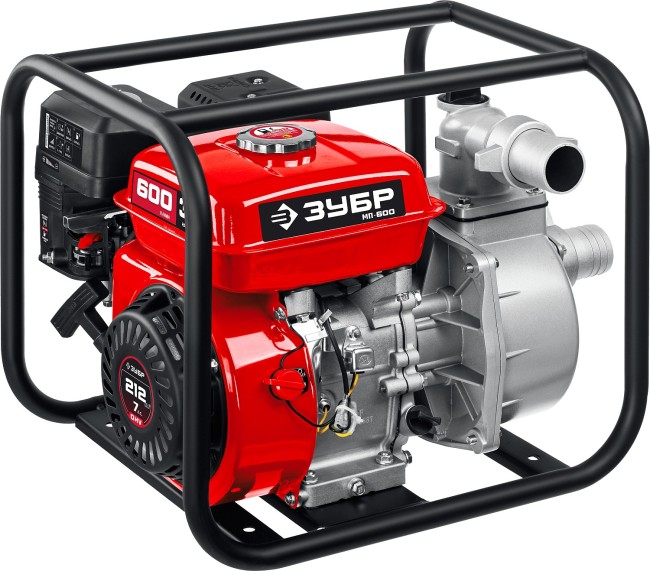 Мотопомпа бензиновая МП-600 ЗУБР Мотопомпа бензиновая МП-600 ЗУБР