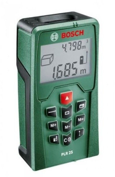 Лазерный дальномер BOSCH PLR 25 Лазерный дальномер BOSCH PLR 25