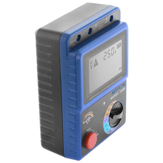 Измеритель сопротивления изоляции (Мегаомметр) МЕГЕОН 13200 с поверкой Измеритель сопротивления изоляции (Мегаомметр) МЕГЕОН 13200 с поверкой