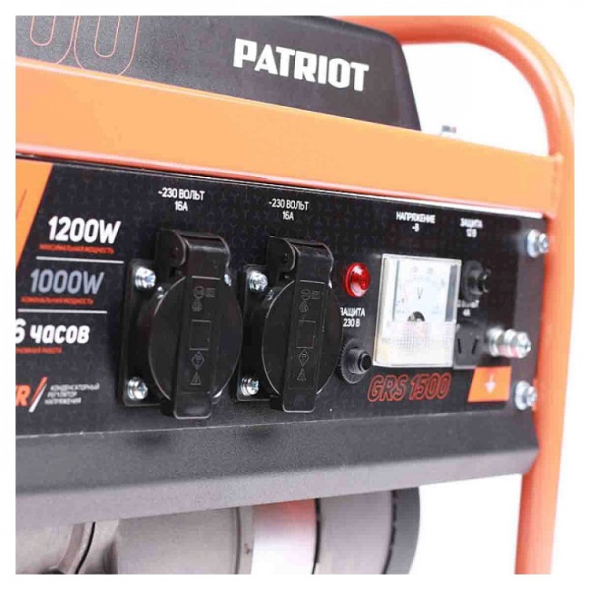 Бензиновый генератор Patriot GRS 1500 Бензиновый генератор Patriot GRS 1500