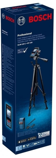 Лазерный дальномер Bosch GLM 120 C + BT 150 (0.601.072.F01) Лазерный дальномер Bosch GLM 120 C + BT 150 (0.601.072.F01)