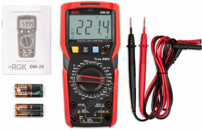 Мультиметр RGK DM-20 Мультиметр RGK DM-20