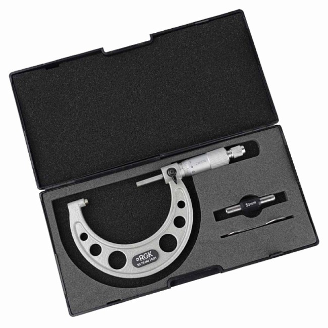 Микрометр RGK MPM-75 с калибровкой Микрометр RGK MPM-75 с калибровкой