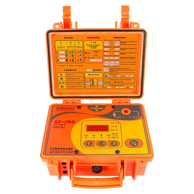 Трассоискатель с функцией сохранения GPS/ГЛОНАСС координат ТЕХНО-АС Успех 3.108Д Трассоискатель с функцией сохранения GPS/ГЛОНАСС координат ТЕХНО-АС Успех 3.108Д